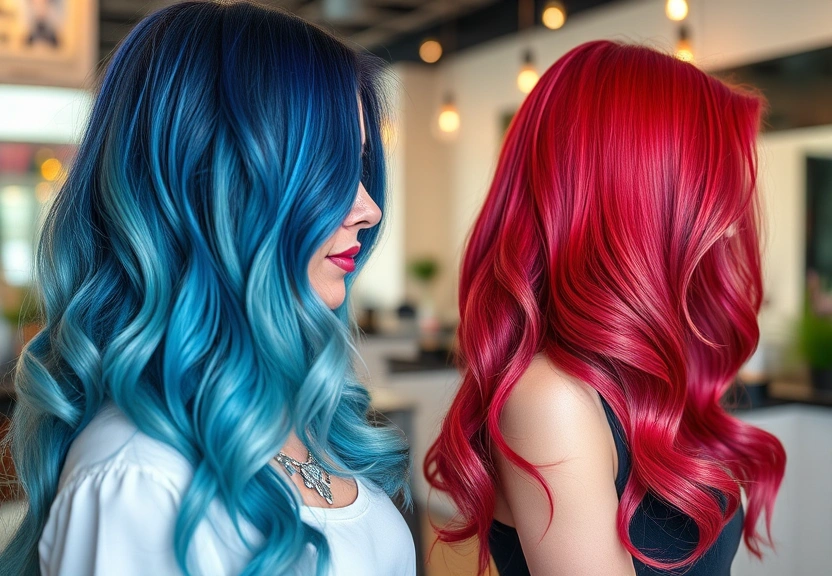 Representação visual de Top Hair Salons in Singapore for Stunning Hair Colour Transformations