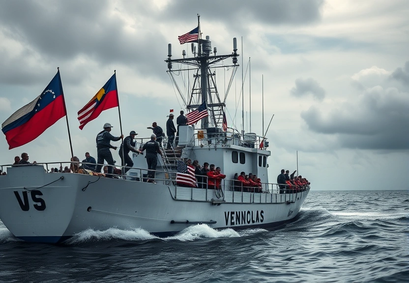 Representação visual de Incertidumbre tras el ataque de EE.UU. a lancha venezolana: 11 muertos y acusaciones de invasión