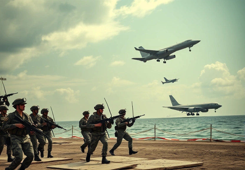 Representação visual de La enigmática maniobra militar de Trump en el Caribe: ¿estrategia antinarcóticos o algo más?