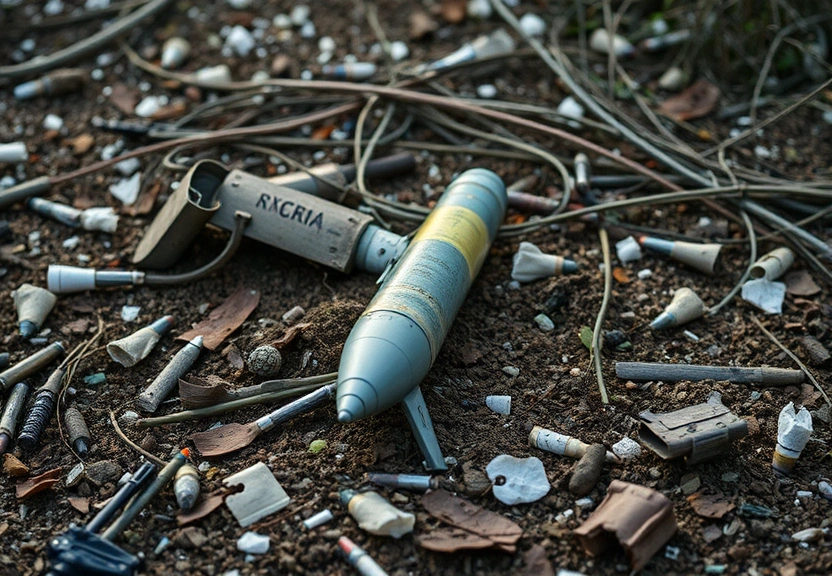 Representação visual de Ukraine Conflict Escalates: Poland Discovers Drones and Missile Debris, Russia Denies Attack Intentions