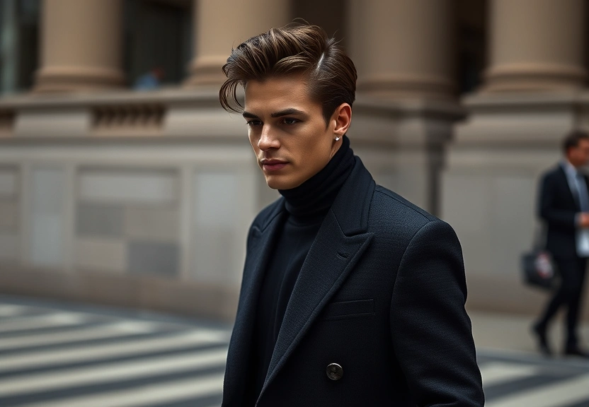 Representação visual de Olivier Rousteing leaves Balmain