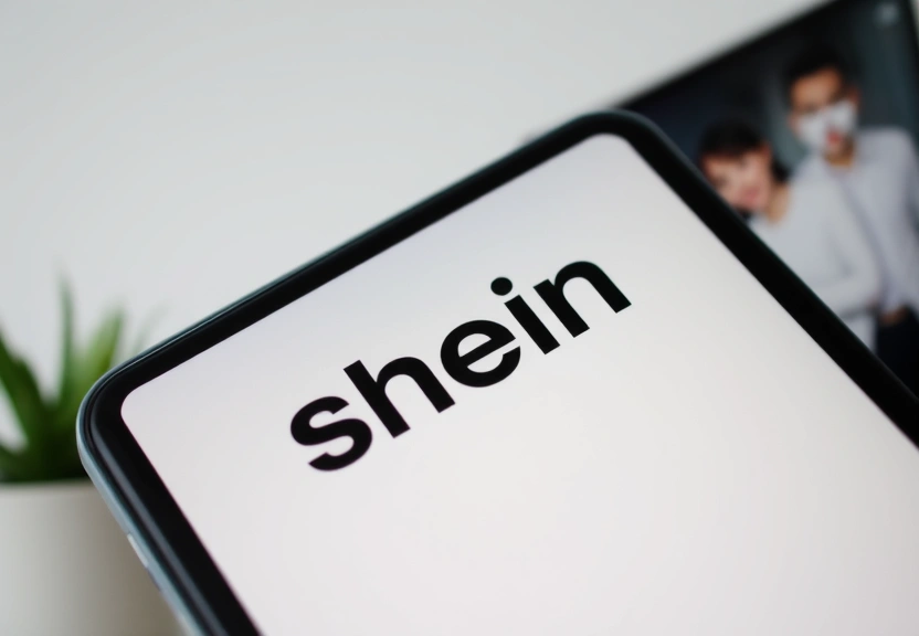 Representação visual de Shein temporarily suspends access to products from its third-party sellers in France, following the governments announcement of a procedure to suspend the platform.