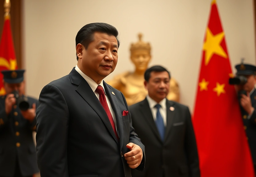 Representação visual de EN DIRECTO, guerra en Ucrania: Xi Jinping rechaza toda responsabilidad en la continuación de la crisis ucraniana, durante la visita a China de Emmanuel Macron.